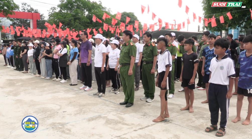 XÃ SUỐI TRAI: PHÁT ĐỘNG NGÀY CHẠY OLYMPIC VÌ SỨC KHỎE TOÀN DÂN - VÌ AN NINH TỔ QUỐC NĂM 2026